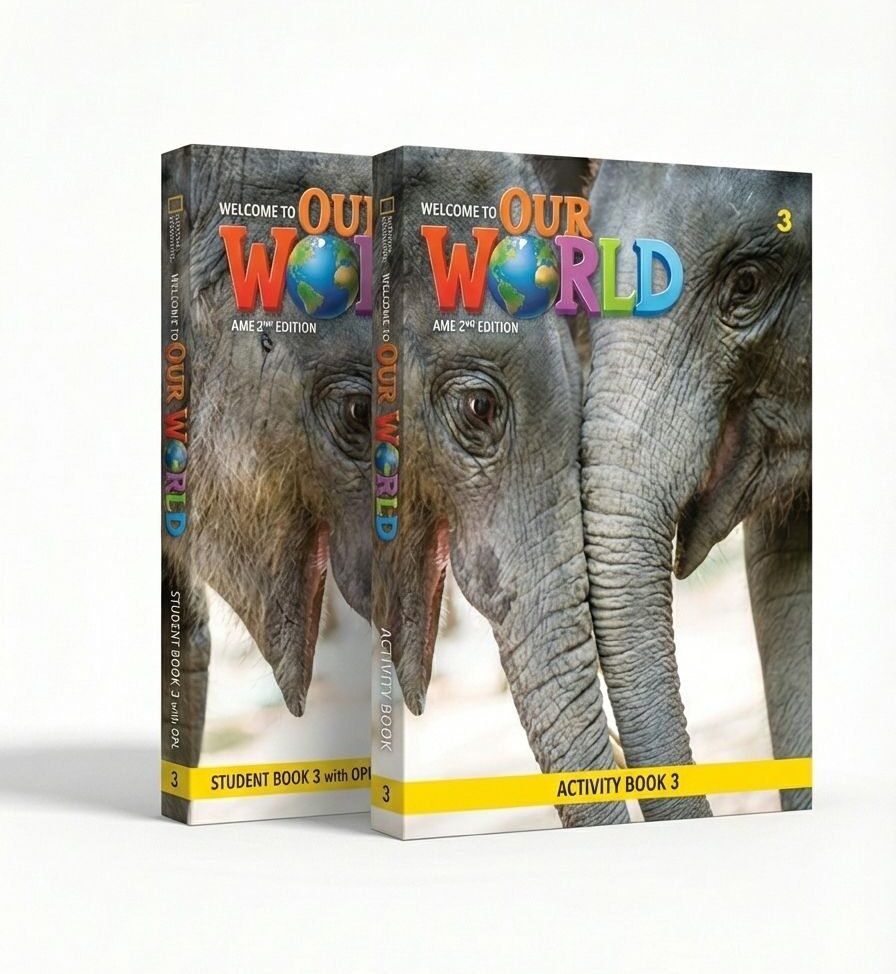 Combo 3º EI - 5 anos - Welcome to Our World AME 2nd Edition ALL CAPS 3 - Imagem 2